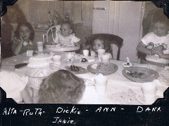 A151- Alta; Ruth Bennet McDougal Dorrough; Dickie Clark; Ann Bennett; Dana; Janie